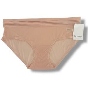 Le Mystere Second Skin Brief Panties Size Medium Natural Underwear